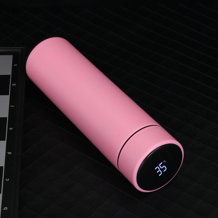 500ml Smart Water Bottle with LED Temperature Display | Stainless Steel Vacuum Insulated Coffee Thermos Flask
