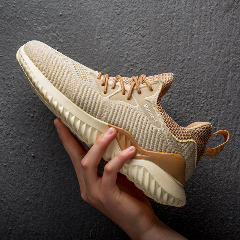 Men’s Coconut Running Shoes – Lightweight, Breathable Sports Sneakers with Shock Absorption & Non-Slip Sole