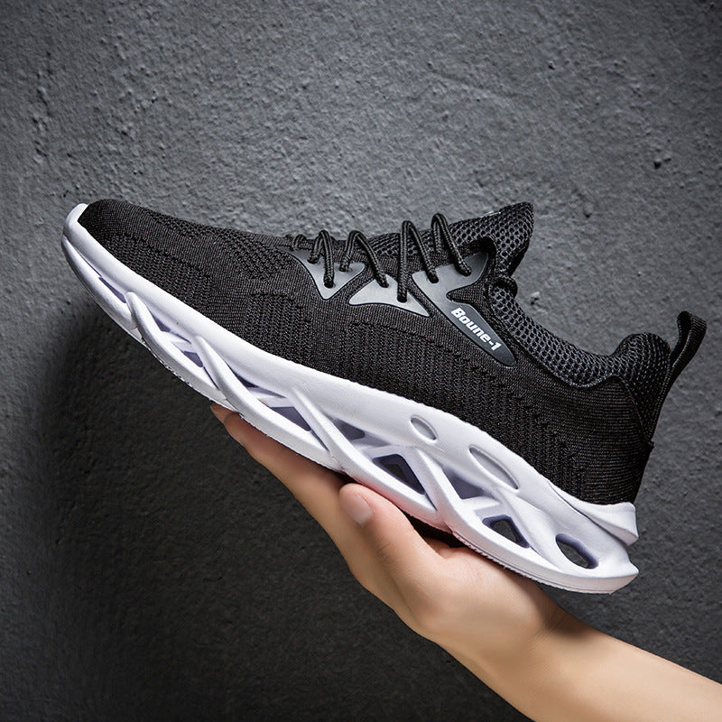 Men’s Coconut Running Shoes – Lightweight, Breathable Sports Sneakers with Shock Absorption & Non-Slip Sole