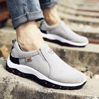 Men’s Suede Slip-On Outdoor Casual Shoes – Comfortable All-Season Footwear