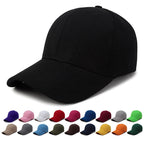 Unisex Cotton Baseball Cap – Adjustable Sun Hat for Men & Women, Casual Fashion Sports Cap