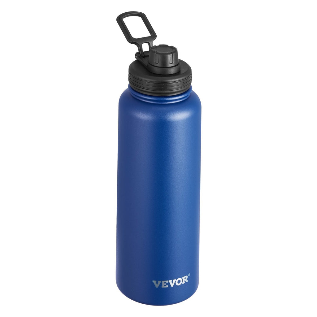 40 oz Insulated Stainless Steel Water Bottle – Wide Mouth, Leakproof, Double Wall Vacuum, BPA-Free – Blue