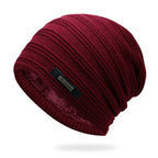 Unisex Knitted Winter Hat – Wool Warm Beanie for Men & Women | Adjustable Tie-Dye Streetwear Cap