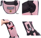 Breathable Lightweight Pet Travel Bag – Soft Cotton, Stylish & Washable Dog & Cat Carrier Tote