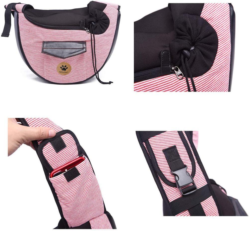 Breathable Lightweight Pet Travel Bag – Soft Cotton, Stylish & Washable Dog & Cat Carrier Tote