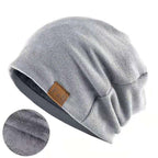 Unisex Warm Cotton Pullover Beanie – Fashionable Winter Hat for Men & Women