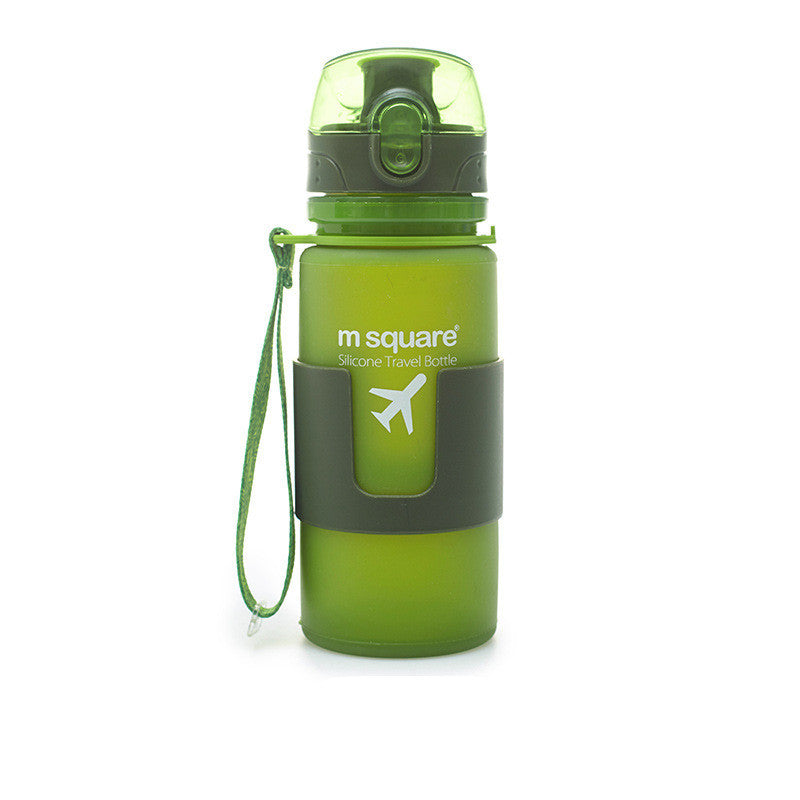 Collapsible Silicone Sports Water Bottle – Portable, Lightweight & BPA-Free for Hiking, Cycling & Travel (350ml/500ml)