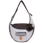 Breathable Lightweight Pet Travel Bag – Soft Cotton, Stylish & Washable Dog & Cat Carrier Tote