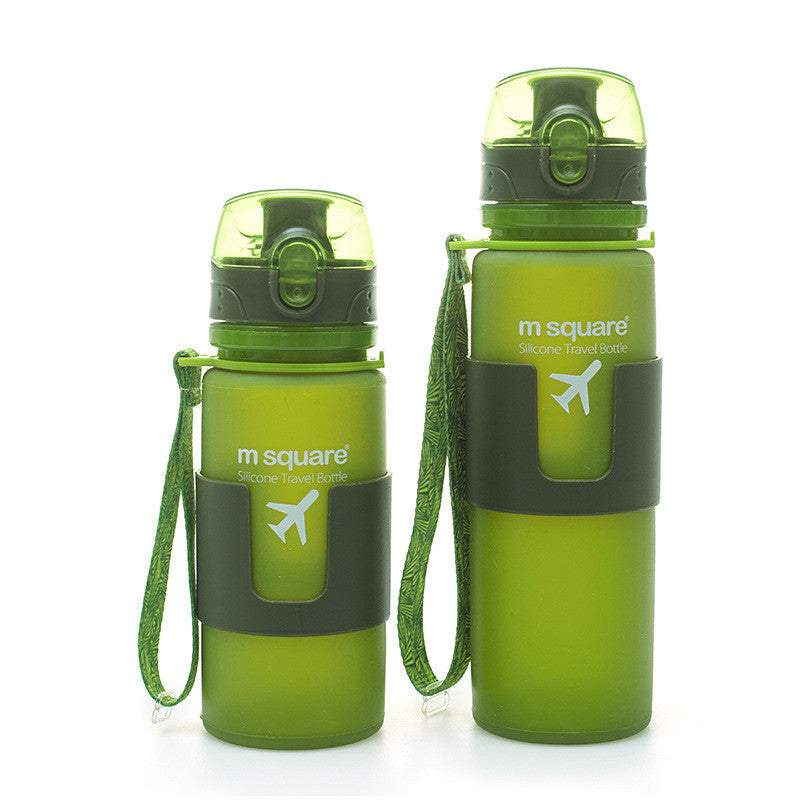 Collapsible Silicone Sports Water Bottle – Portable, Lightweight & BPA-Free for Hiking, Cycling & Travel (350ml/500ml)