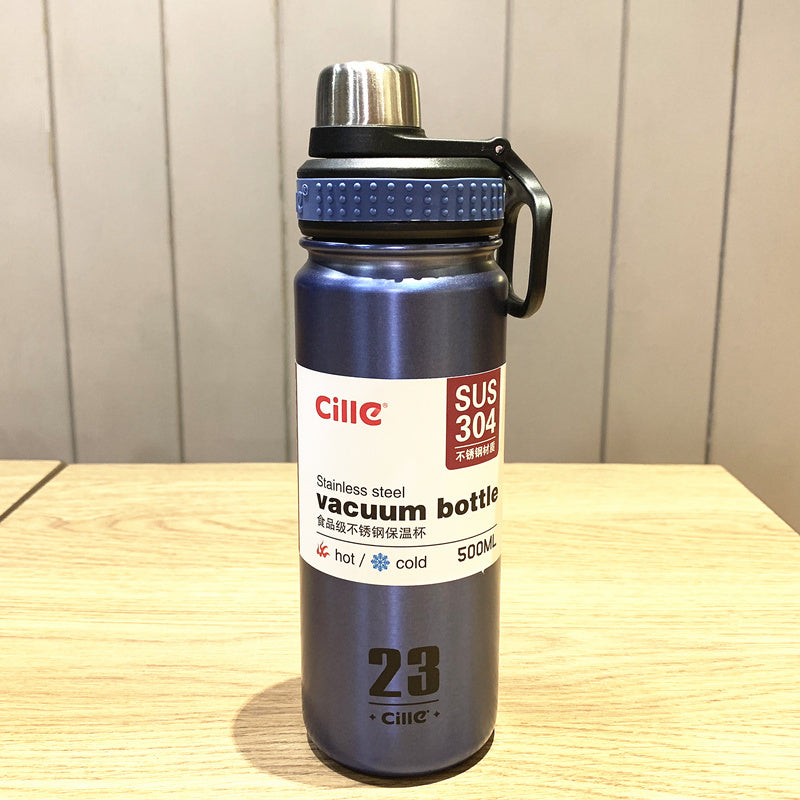 Large Capacity Stainless Steel Insulated Sports Water Bottle – Vacuum Flask for Outdoor, Gym & Travel