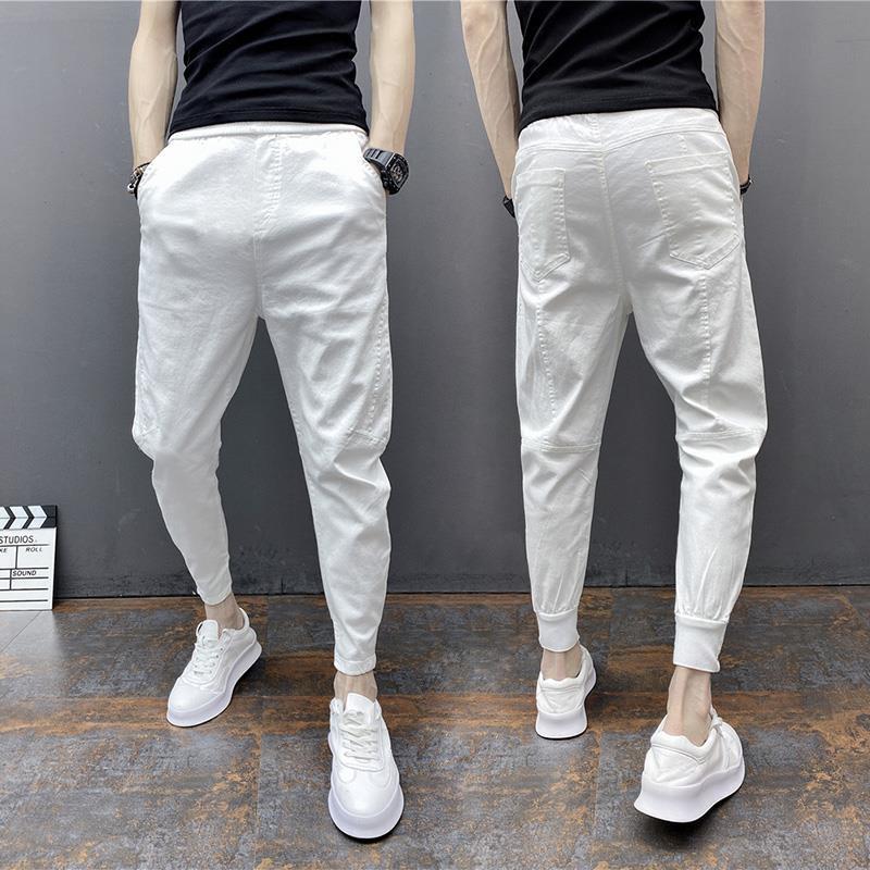 Men’s Slim Fit Ankle-Length Jogger Pants | Fleece-Lined Cotton Harem Trousers with Elastic Ankles (S–3XL)