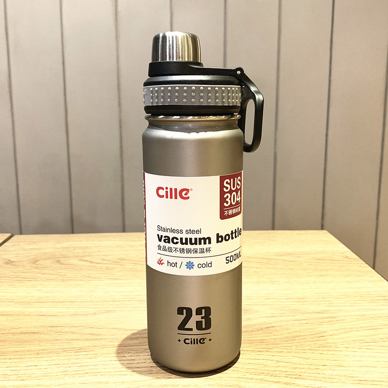 Large Capacity Stainless Steel Insulated Sports Water Bottle – Vacuum Flask for Outdoor, Gym & Travel