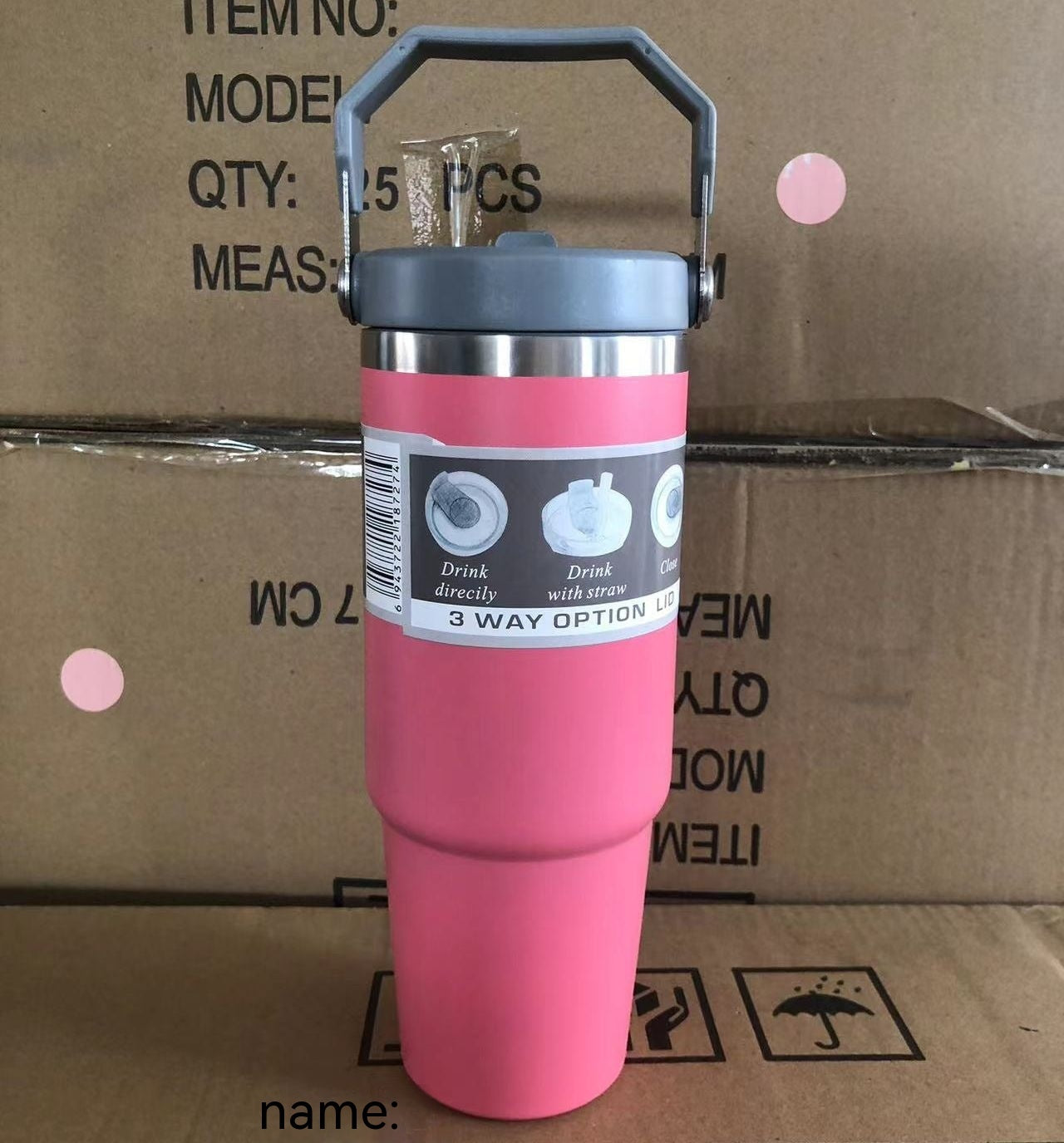 30 oz Stainless Steel Insulated Travel Tumbler – Double Wall Coffee Mug with Handle, Lid & Vacuum Seal