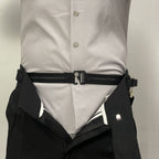 Men’s Non-Slip Shirt Band | Adjustable Anti-Slip Nylon Belt with Hook Fastening