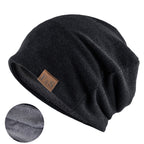 Unisex Warm Cotton Pullover Beanie – Fashionable Winter Hat for Men & Women