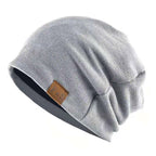 Unisex Warm Cotton Pullover Beanie – Fashionable Winter Hat for Men & Women