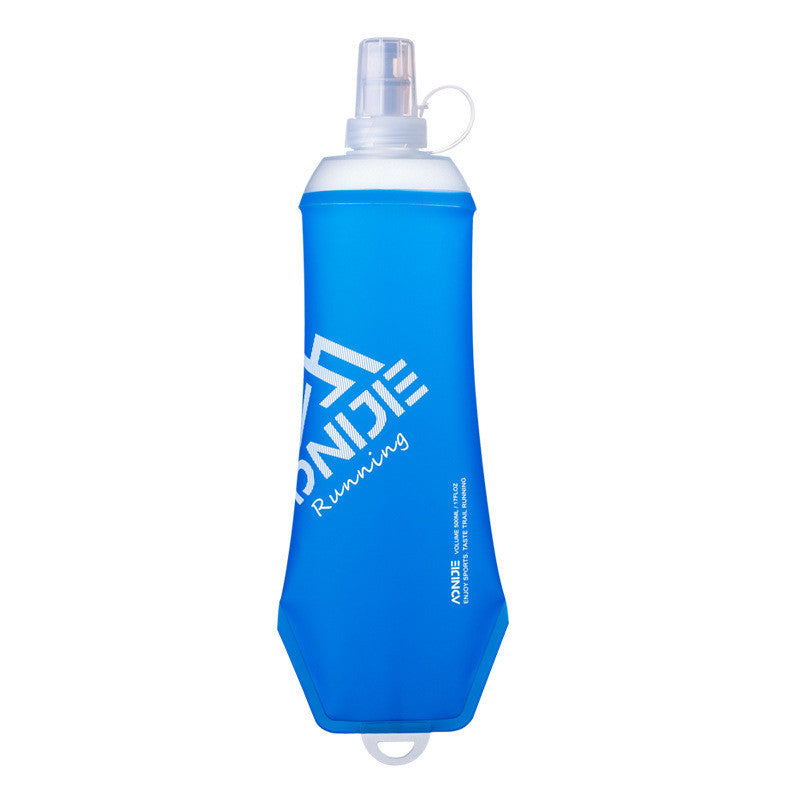 500ml Soft TPU Collapsible Water Bottle – Lightweight BPA-Free Hydration for Camping, Hiking, Cycling & Running