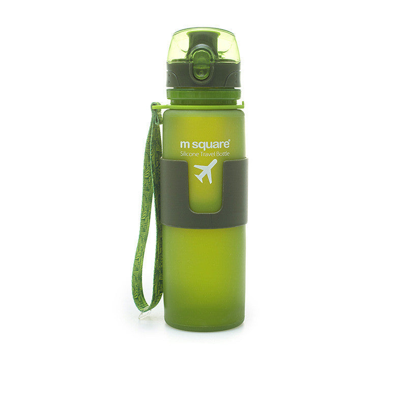 Collapsible Silicone Sports Water Bottle – Portable, Lightweight & BPA-Free for Hiking, Cycling & Travel (350ml/500ml)