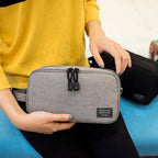 Men’s & Women’s Travel Toiletry Bag – Waterproof Polyester Cosmetic Organizer with Zipper Pockets | Business & Outdoor Storage Bag