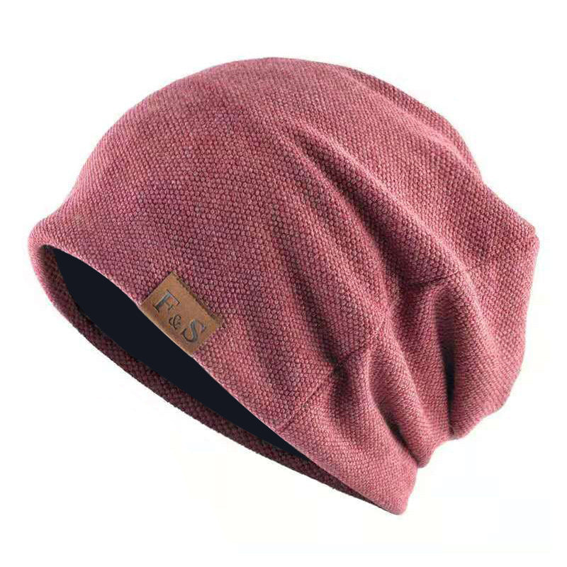 Unisex Warm Cotton Pullover Beanie – Fashionable Winter Hat for Men & Women