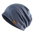 Unisex Warm Cotton Pullover Beanie – Fashionable Winter Hat for Men & Women