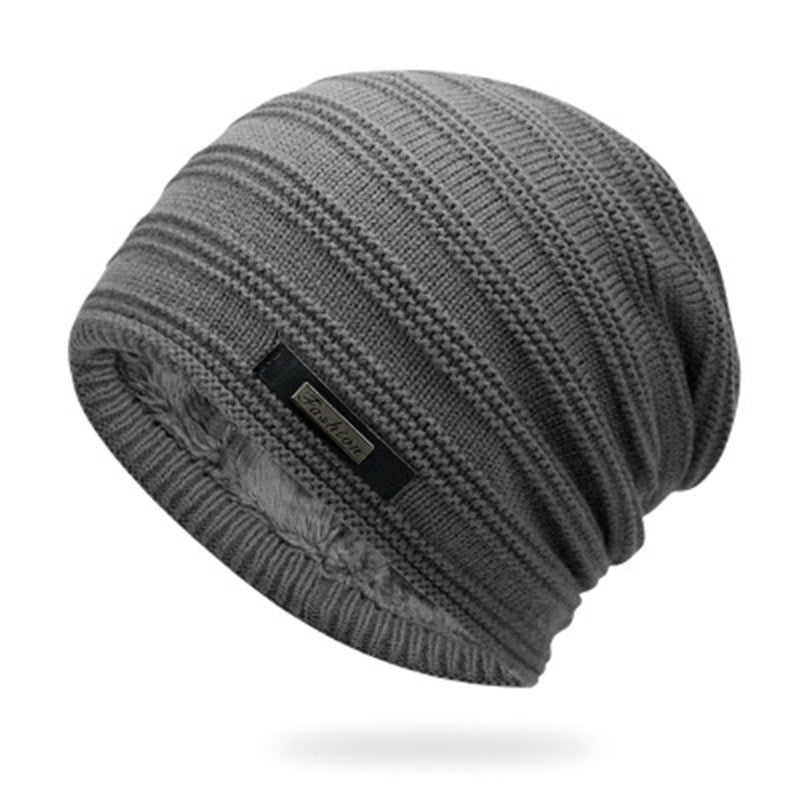 Unisex Knitted Winter Hat – Wool Warm Beanie for Men & Women | Adjustable Tie-Dye Streetwear Cap