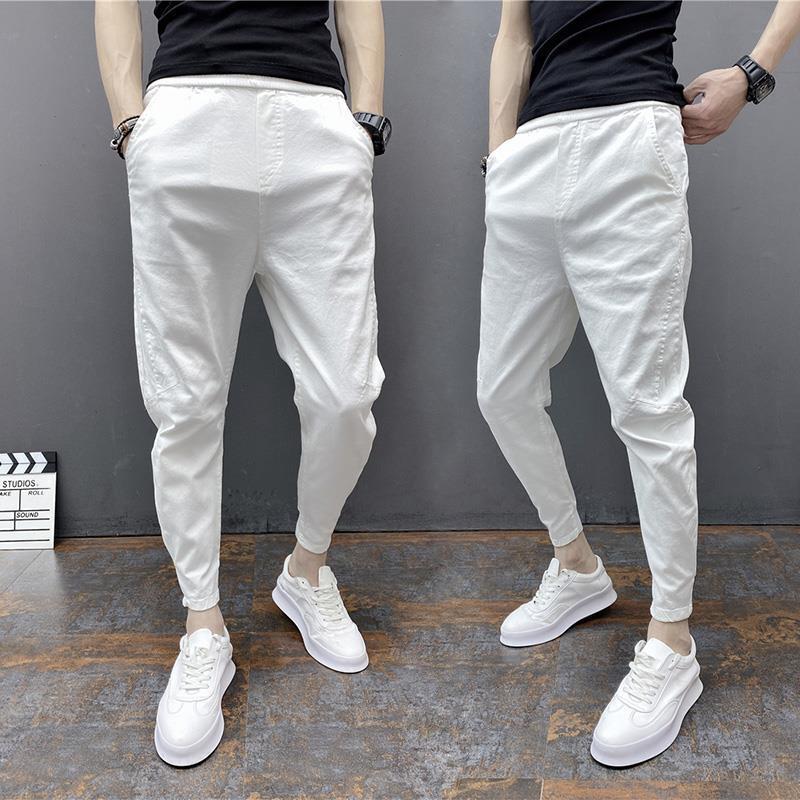 Men’s Slim Fit Ankle-Length Jogger Pants | Fleece-Lined Cotton Harem Trousers with Elastic Ankles (S–3XL)