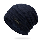 Unisex Knitted Winter Hat – Wool Warm Beanie for Men & Women | Adjustable Tie-Dye Streetwear Cap