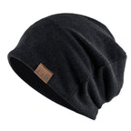 Unisex Warm Cotton Pullover Beanie – Fashionable Winter Hat for Men & Women