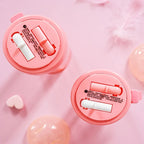 Double Tube Water Bottle – Leakproof BPA-Free Sports Bottle, 420ml/600ml – Gym, Hiking, Cycling